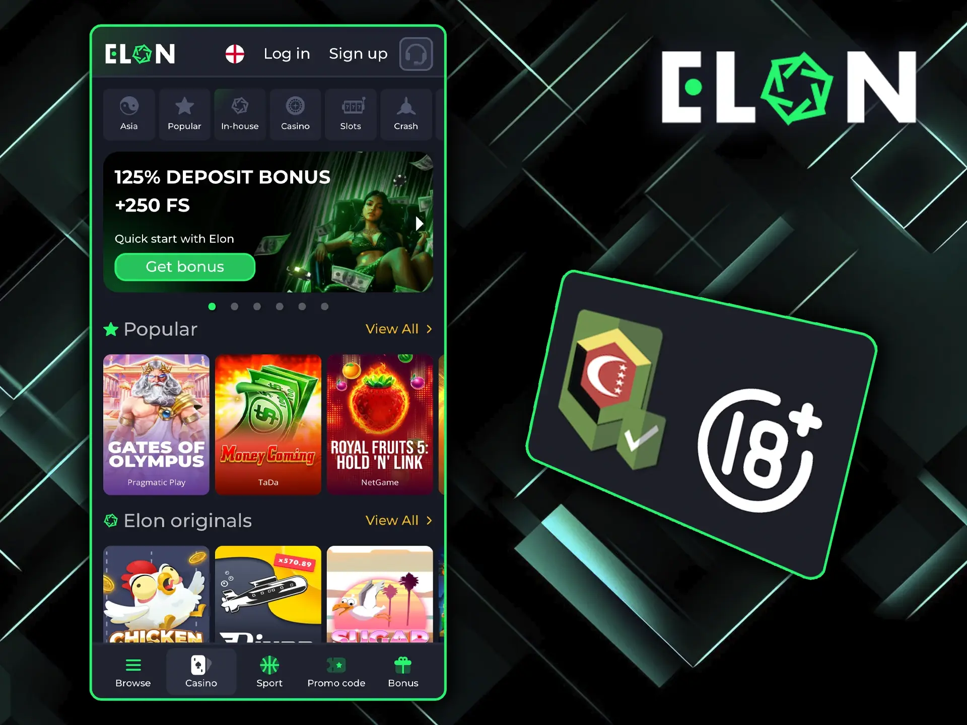 ElonBet Casino has a high level of security and a responsible approach to its operations.