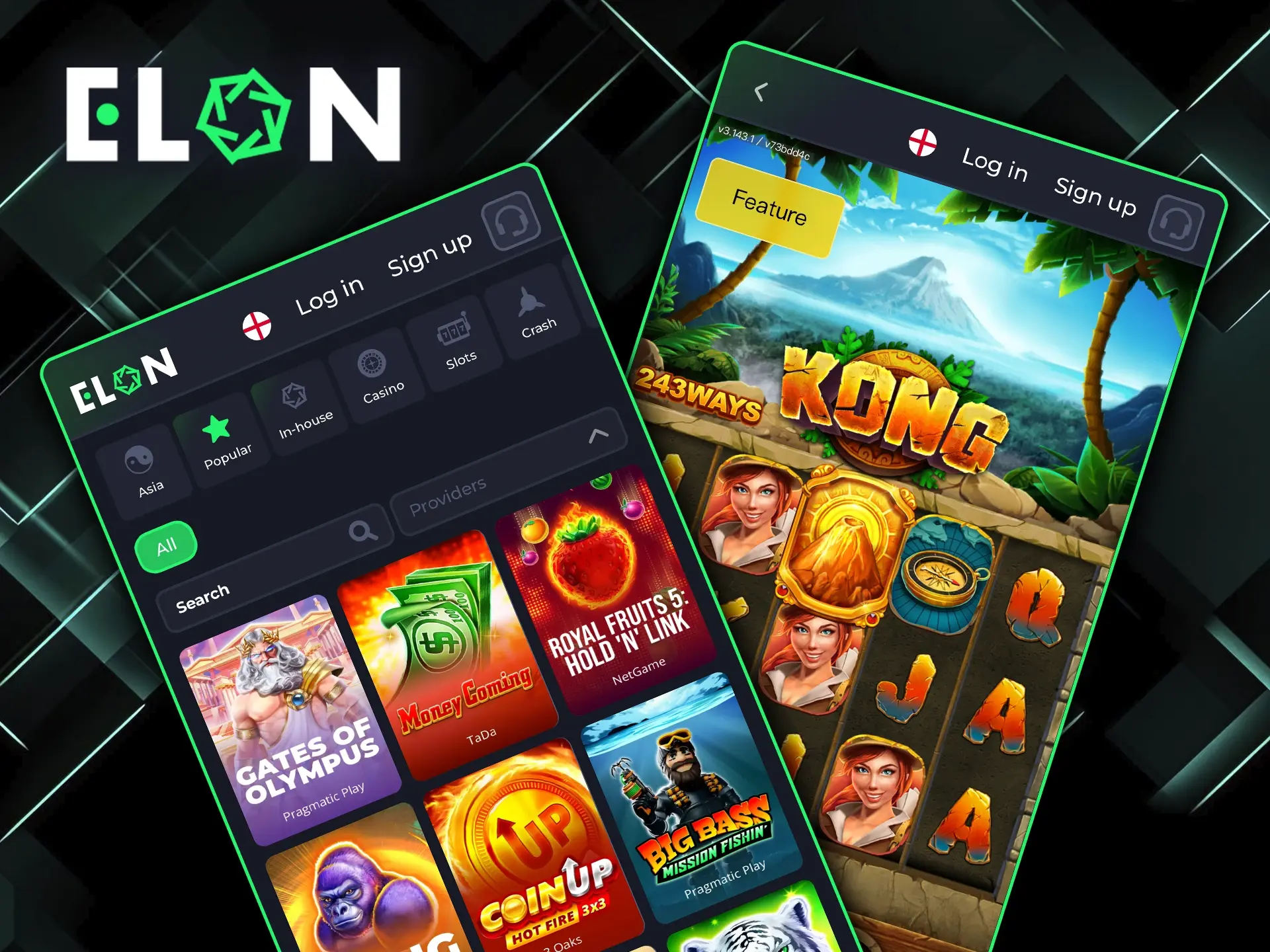 Spin slots on the ElonBet app from wherever you are.